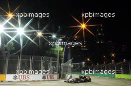 Nico Hulkenberg (GER) Sahara Force India F1 VJM07. 21.09.2014. Formula 1 World Championship, Rd 14, Singapore Grand Prix, Singapore, Singapore, Race Day.