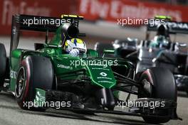 Marcus Ericsson (SWE), Caterham F1 Team  21.09.2014. Formula 1 World Championship, Rd 14, Singapore Grand Prix, Singapore, Singapore, Race Day.