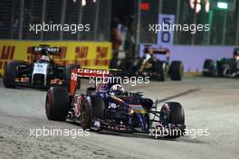 Daniil Kvyat (RUS), Scuderia Toro Rosso  21.09.2014. Formula 1 World Championship, Rd 14, Singapore Grand Prix, Singapore, Singapore, Race Day.