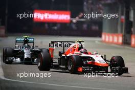 Max Chilton (GBR), Marussia F1 Team  21.09.2014. Formula 1 World Championship, Rd 14, Singapore Grand Prix, Singapore, Singapore, Race Day.