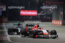 Max Chilton (GBR), Marussia F1 Team  21.09.2014. Formula 1 World Championship, Rd 14, Singapore Grand Prix, Singapore, Singapore, Race Day.