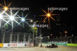Jean-Eric Vergne (FRA) Scuderia Toro Rosso STR9. 21.09.2014. Formula 1 World Championship, Rd 14, Singapore Grand Prix, Singapore, Singapore, Race Day.