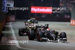 Adrian Sutil (GER), Sauber F1 Team  21.09.2014. Formula 1 World Championship, Rd 14, Singapore Grand Prix, Singapore, Singapore, Race Day.
