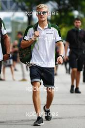 Marcus Ericsson (SWE) Caterham. 20.09.2014. Formula 1 World Championship, Rd 14, Singapore Grand Prix, Singapore, Singapore, Qualifying Day.
