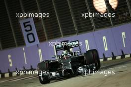 Lewis Hamilton (GBR), Mercedes AMG F1 Team  20.09.2014. Formula 1 World Championship, Rd 14, Singapore Grand Prix, Singapore, Singapore, Qualifying Day.