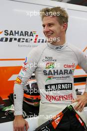 Nico Hulkenberg (GER) Sahara Force India F1. 20.09.2014. Formula 1 World Championship, Rd 14, Singapore Grand Prix, Singapore, Singapore, Qualifying Day.