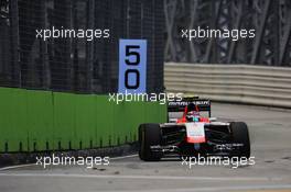 Max Chilton (GBR) Marussia F1 Team MR03. 20.09.2014. Formula 1 World Championship, Rd 14, Singapore Grand Prix, Singapore, Singapore, Qualifying Day.