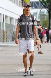Esteban Gutierrez (MEX) Sauber. 20.09.2014. Formula 1 World Championship, Rd 14, Singapore Grand Prix, Singapore, Singapore, Qualifying Day.