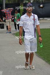 Felipe Nasr (BRA) Williams Test and Reserve Driver. 20.09.2014. Formula 1 World Championship, Rd 14, Singapore Grand Prix, Singapore, Singapore, Qualifying Day.