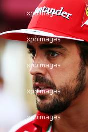 Fernando Alonso (ESP) Ferrari. 20.09.2014. Formula 1 World Championship, Rd 14, Singapore Grand Prix, Singapore, Singapore, Qualifying Day.