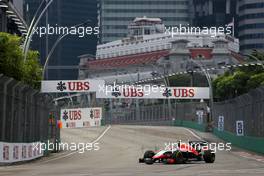 Max Chilton (GBR), Marussia F1 Team  20.09.2014. Formula 1 World Championship, Rd 14, Singapore Grand Prix, Singapore, Singapore, Qualifying Day.
