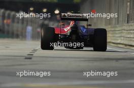 Kimi Raikkonen (FIN) Ferrari F14-T. 20.09.2014. Formula 1 World Championship, Rd 14, Singapore Grand Prix, Singapore, Singapore, Qualifying Day.