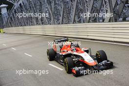 Max Chilton (GBR) Marussia F1 Team MR03. 20.09.2014. Formula 1 World Championship, Rd 14, Singapore Grand Prix, Singapore, Singapore, Qualifying Day.