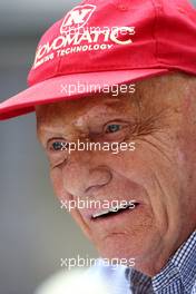 Niki Lauda (AUT), Mercedes GP  21.09.2014. Formula 1 World Championship, Rd 14, Singapore Grand Prix, Singapore, Singapore, Race Day.