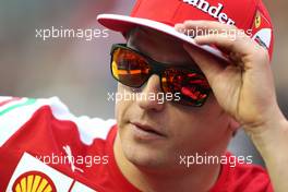 Kimi Raikkonen (FIN), Scuderia Ferrari  21.09.2014. Formula 1 World Championship, Rd 14, Singapore Grand Prix, Singapore, Singapore, Race Day.