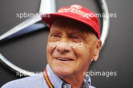 Niki Lauda (AUT) Mercedes Non-Executive Chairman. 21.09.2014. Formula 1 World Championship, Rd 14, Singapore Grand Prix, Singapore, Singapore, Race Day.