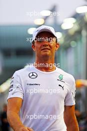 Nico Rosberg (GER) Mercedes AMG F1. 18.09.2014. Formula 1 World Championship, Rd 14, Singapore Grand Prix, Singapore, Singapore, Preparation Day.