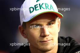 Nico Hulkenberg (GER), Sahara Force India  18.09.2014. Formula 1 World Championship, Rd 14, Singapore Grand Prix, Singapore, Singapore, Preparation Day.