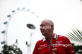 John Booth (GBR) Marussia F1 Team Team Principal  18.09.2014. Formula 1 World Championship, Rd 14, Singapore Grand Prix, Singapore, Singapore, Preparation Day.