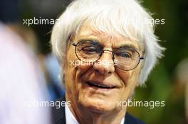 Bernie Ecclestone (GBR). 18.09.2014. Formula 1 World Championship, Rd 14, Singapore Grand Prix, Singapore, Singapore, Preparation Day.