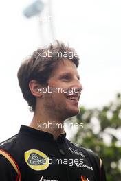 Romain Grosjean (FRA), Lotus F1 Team  18.09.2014. Formula 1 World Championship, Rd 14, Singapore Grand Prix, Singapore, Singapore, Preparation Day.