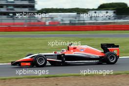 Jules Bianchi (FRA) Marussia F1 Team MR03. 08.07.2014. Formula One Testing, Silverstone, England, Tuesday.