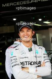 Nico Rosberg (GER) Mercedes AMG F1. 08.07.2014. Formula One Testing, Silverstone, England, Tuesday.