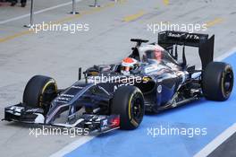 Adrian Sutil (GER) Sauber C33. 08.07.2014. Formula One Testing, Silverstone, England, Tuesday.