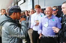 Lewis Hamilton (GBR) Mercedes AMG F1. 09.07.2014. Formula One Testing, Silverstone, England, Wednesday.