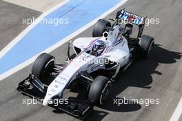 Valtteri Bottas (FIN) Williams FW36. 09.07.2014. Formula One Testing, Silverstone, England, Wednesday.