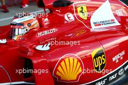 Jules Bianchi (FRA) Ferrari F14-T Test Driver. 09.07.2014. Formula One Testing, Silverstone, England, Wednesday.