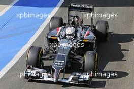 Giedo van der Garde (NLD) Sauber C33 Reserve Driver. 09.07.2014. Formula One Testing, Silverstone, England, Wednesday.