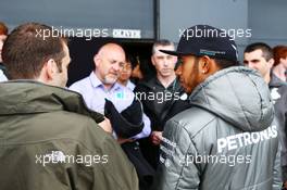 Lewis Hamilton (GBR) Mercedes AMG F1. 09.07.2014. Formula One Testing, Silverstone, England, Wednesday.