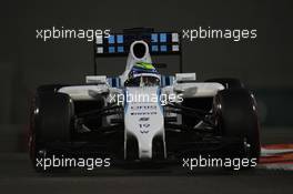 Felipe Massa (BRA) Williams FW36. 21.11.2014. Formula 1 World Championship, Rd 19, Abu Dhabi Grand Prix, Yas Marina Circuit, Abu Dhabi, Practice Day.