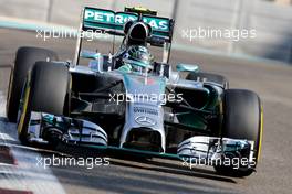 Nico Rosberg (GER), Mercedes AMG F1 Team  21.11.2014. Formula 1 World Championship, Rd 19, Abu Dhabi Grand Prix, Yas Marina Circuit, Abu Dhabi, Practice Day.