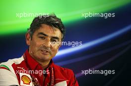 Marco Mattiacci (ITA) Ferrari Team Principal in the FIA Press Conference. 21.11.2014. Formula 1 World Championship, Rd 19, Abu Dhabi Grand Prix, Yas Marina Circuit, Abu Dhabi, Practice Day.