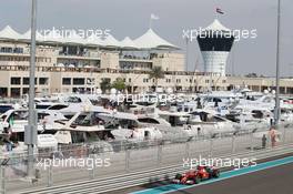 Fernando Alonso (ESP) Ferrari F14-T. 21.11.2014. Formula 1 World Championship, Rd 19, Abu Dhabi Grand Prix, Yas Marina Circuit, Abu Dhabi, Practice Day.