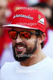 Fernando Alonso (ESP) Ferrari. 21.11.2014. Formula 1 World Championship, Rd 19, Abu Dhabi Grand Prix, Yas Marina Circuit, Abu Dhabi, Practice Day.