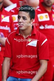 Antonio Fuoco (ITA) Ferrari Academy Driver. 21.11.2014. Formula 1 World Championship, Rd 19, Abu Dhabi Grand Prix, Yas Marina Circuit, Abu Dhabi, Practice Day.