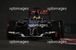 Adrian Sutil (GER) Sauber C33. 21.11.2014. Formula 1 World Championship, Rd 19, Abu Dhabi Grand Prix, Yas Marina Circuit, Abu Dhabi, Practice Day.