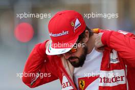 Fernando Alonso (ESP), Scuderia Ferrari  21.11.2014. Formula 1 World Championship, Rd 19, Abu Dhabi Grand Prix, Yas Marina Circuit, Abu Dhabi, Practice Day.
