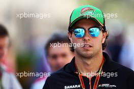 Sergio Perez (MEX) Sahara Force India F1. 21.11.2014. Formula 1 World Championship, Rd 19, Abu Dhabi Grand Prix, Yas Marina Circuit, Abu Dhabi, Practice Day.