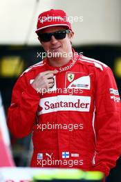 Kimi Raikkonen (FIN) Ferrari. 21.11.2014. Formula 1 World Championship, Rd 19, Abu Dhabi Grand Prix, Yas Marina Circuit, Abu Dhabi, Practice Day.