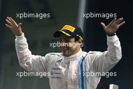 Felipe Massa (BRA), Williams F1 Team  23.11.2014. Formula 1 World Championship, Rd 19, Abu Dhabi Grand Prix, Yas Marina Circuit, Abu Dhabi, Race Day.