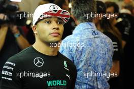 Nick Hamilton (GBR), brother of Lewis Hamilton (GBR) Mercedes AMG F1. 23.11.2014. Formula 1 World Championship, Rd 19, Abu Dhabi Grand Prix, Yas Marina Circuit, Abu Dhabi, Race Day.