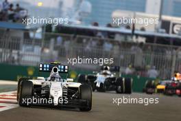 Valtteri Bottas (FIN), Williams F1 Team  23.11.2014. Formula 1 World Championship, Rd 19, Abu Dhabi Grand Prix, Yas Marina Circuit, Abu Dhabi, Race Day.