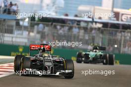 Adrian Sutil (GER), Sauber F1 Team  23.11.2014. Formula 1 World Championship, Rd 19, Abu Dhabi Grand Prix, Yas Marina Circuit, Abu Dhabi, Race Day.