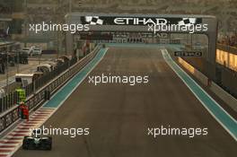 Will Stevens (GBR) Caterham CT05. 23.11.2014. Formula 1 World Championship, Rd 19, Abu Dhabi Grand Prix, Yas Marina Circuit, Abu Dhabi, Race Day.
