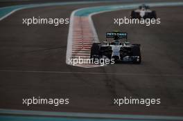 Nico Rosberg (GER) Mercedes AMG F1 W05. 23.11.2014. Formula 1 World Championship, Rd 19, Abu Dhabi Grand Prix, Yas Marina Circuit, Abu Dhabi, Race Day.