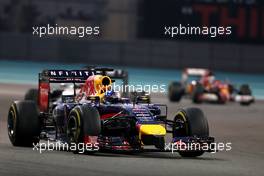 Sebastian Vettel (GER), Red Bull Racing  23.11.2014. Formula 1 World Championship, Rd 19, Abu Dhabi Grand Prix, Yas Marina Circuit, Abu Dhabi, Race Day.